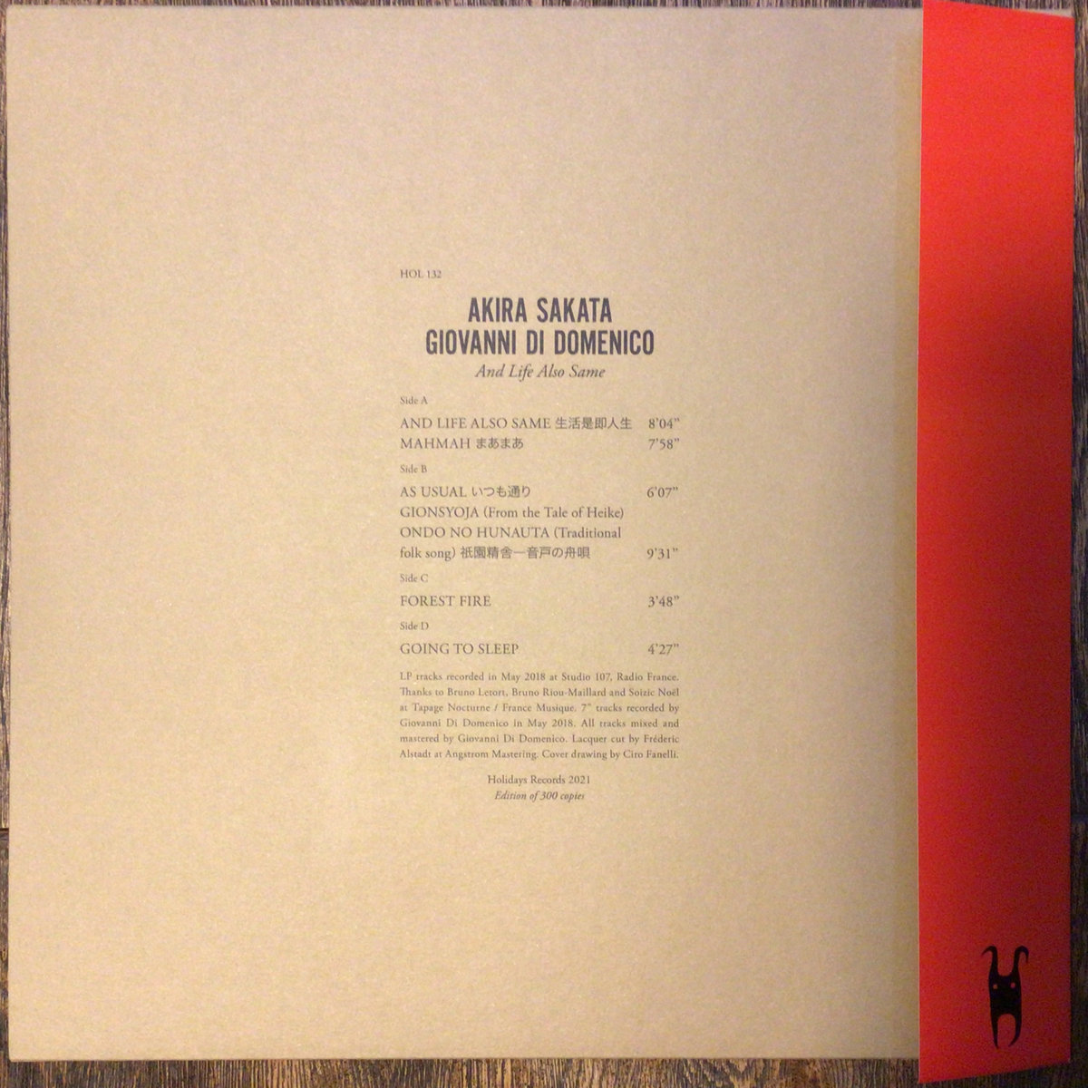 And Life Also Same Akira Sakata Giovanni Di Domenico Giovanni Di Domenico