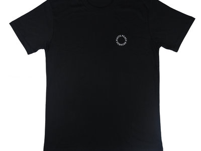 WPT077 - Black Short Sleeve T-Shirt W/ White Embroidery main photo