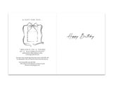 Happy Birthday - Greeting card with musical gift photo 