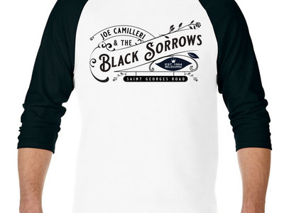 "Saint Georges Road" Baseball T-shirt (white/black) main photo