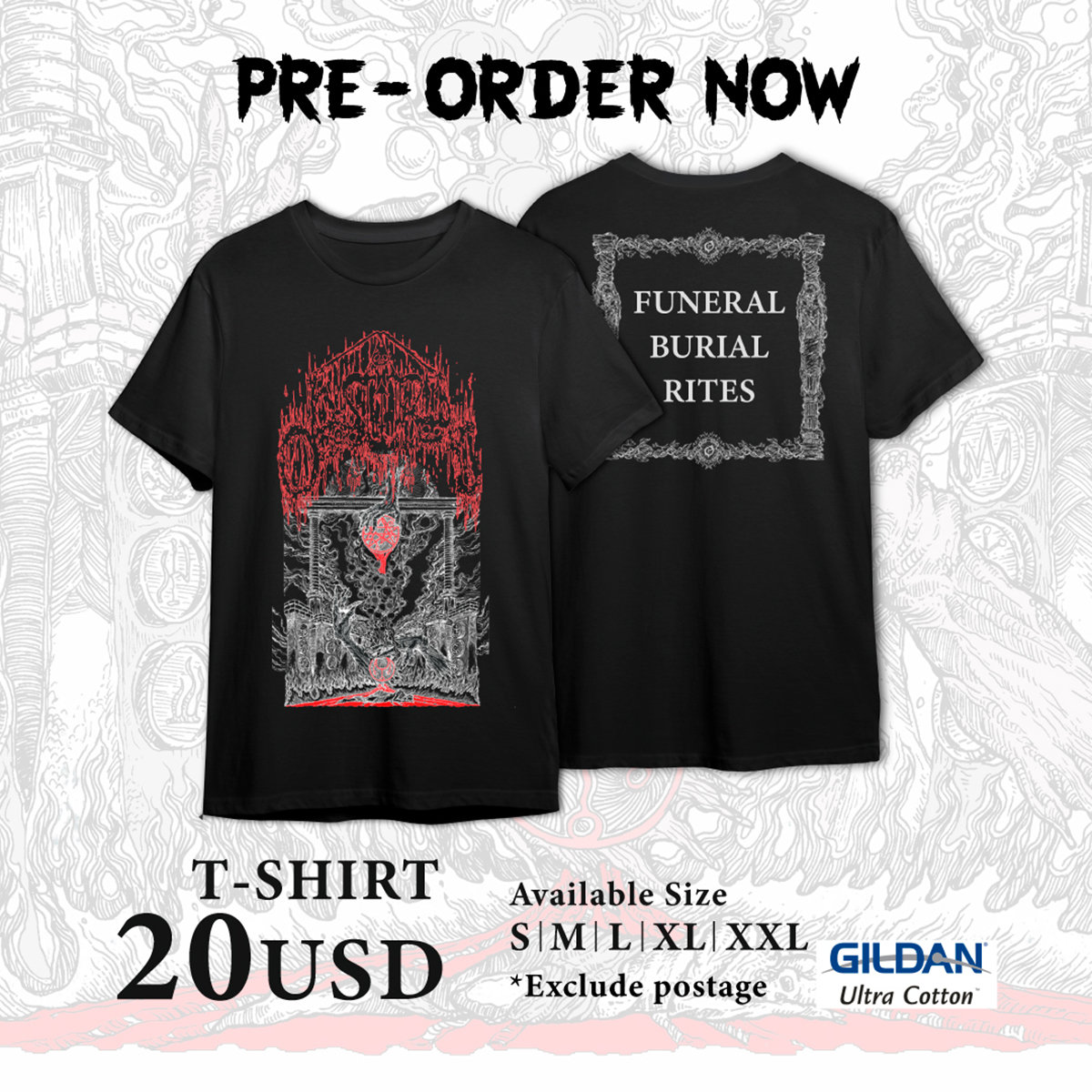 Funeral, Burial and Rites Album Tshirt Obscurial