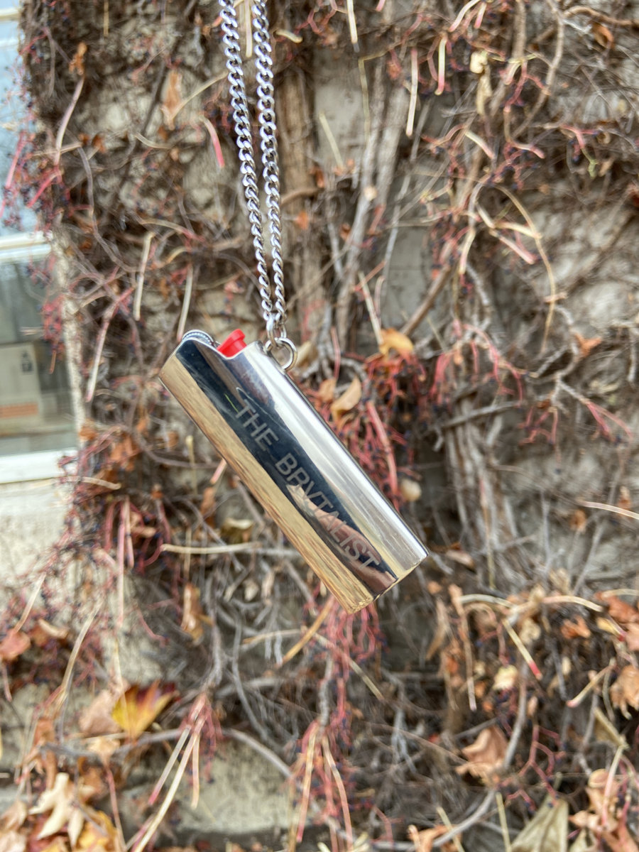 Metal Lighter Case Necklace The Brvtalist