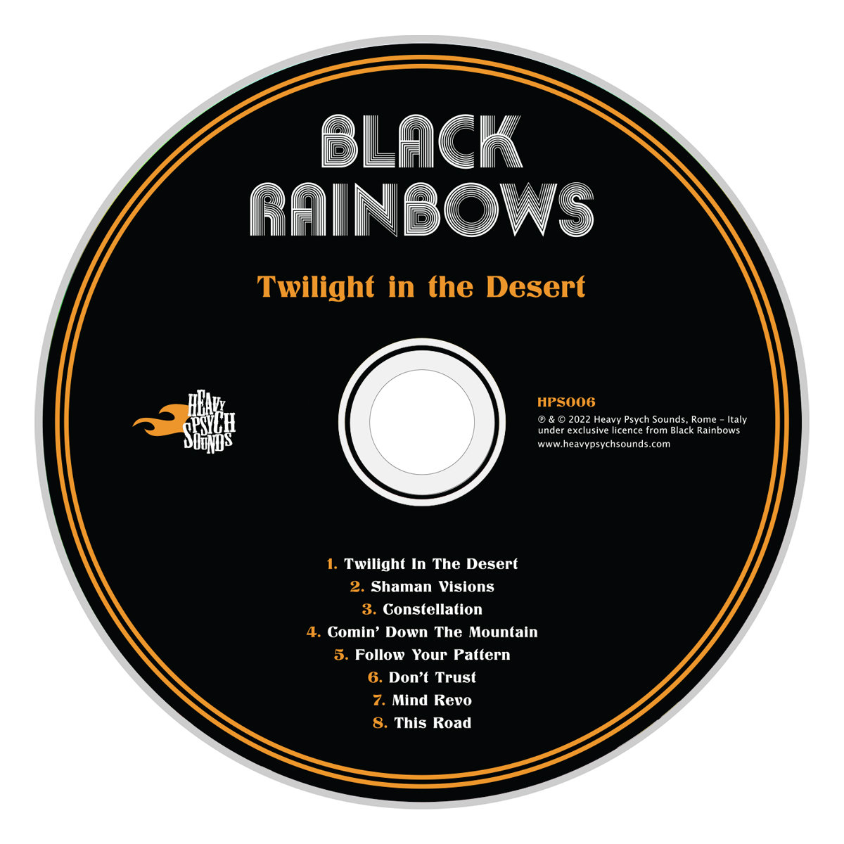 BLACK RAINBOWS - Twilight in the Desert REPRESS | HEAVY PSYCH