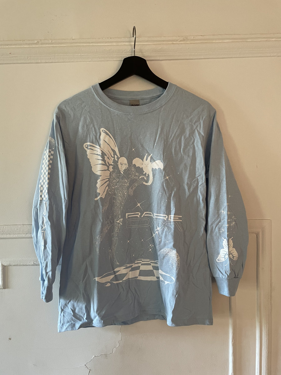 【DISCERNMENT】License Pigment Long Sleeve T-Shirt 89 Multi Color Rhinestone Logo Long Sleeve Tee | DKNY