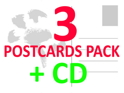 3 Postcards + CD + Digital Track Pack main photo