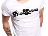 Disco Segreta Logo Tee (white/black/gold-green/silver-blue) photo 