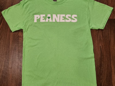 Peaness Logo T-Shirt with Heart Detail (Lime Green) main photo