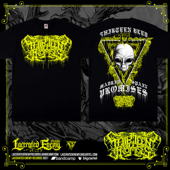 THIRTEEN BLED PROMISES - Foundation | Lacerated Enemy records