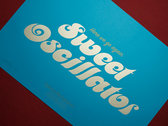 'Sweet Oscillator" Limited Edition letterpress print (Blue) photo 