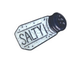 Salty AF - Enamel Pin photo 