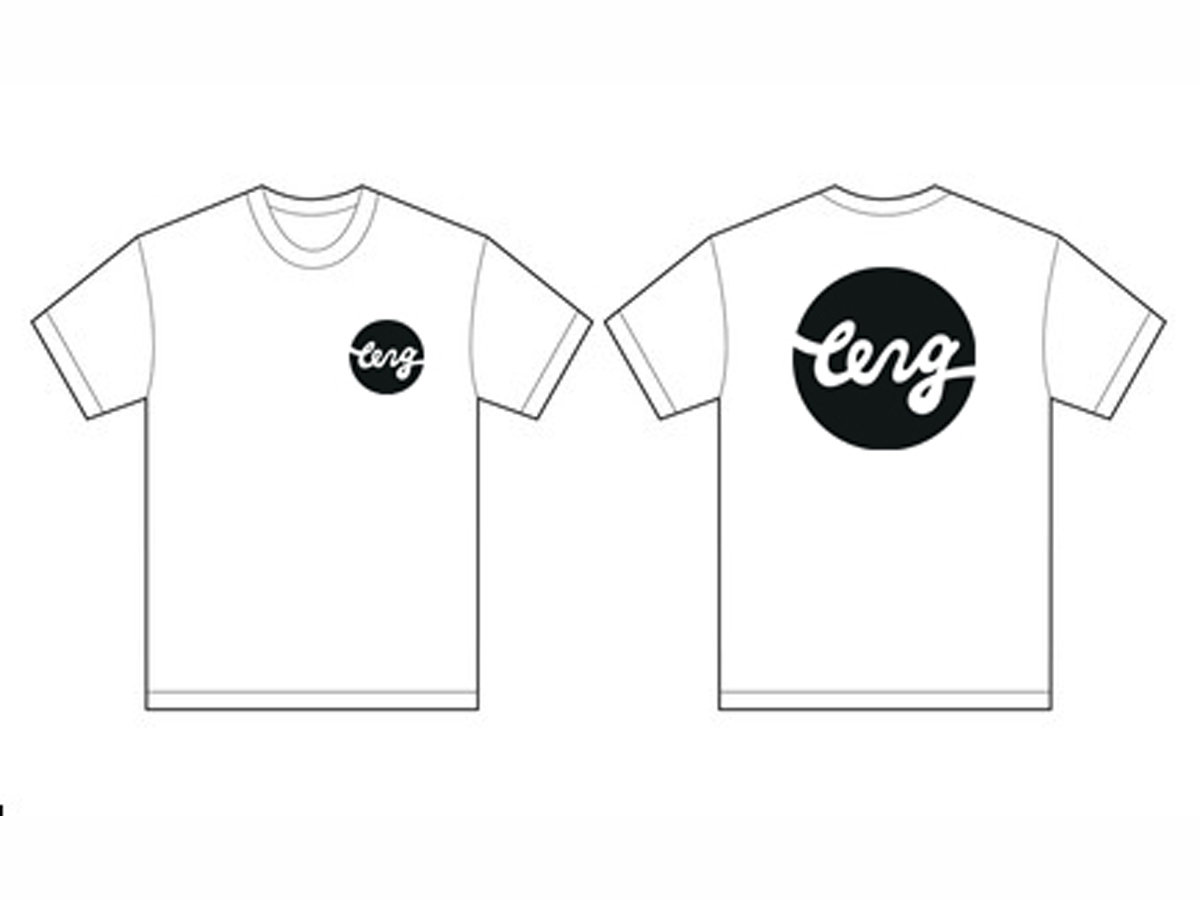 Leng Logo T-Shirt - White | Leng Records