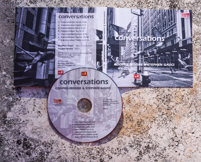Conversations Vol. 2 | Cooper Moore & Stephen Gauci | 577 Records