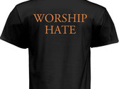 WORSHIP HATE Orange Tee photo 