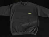 Embroidered logo sweater - Grey and yellow photo 