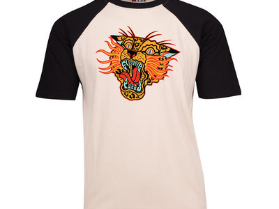 Electric Purrs 'Tiger' Raglan t-shirt main photo