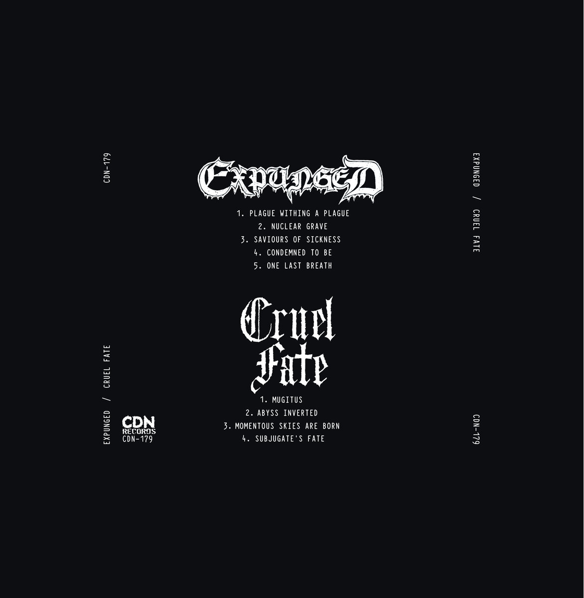 Cruel Fate / Expunged split | Cruel Fate