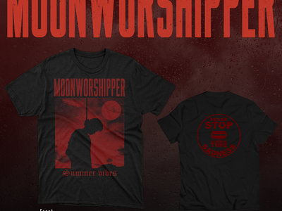 Moonworshipper "Summer vibes" Black T-Shirt main photo