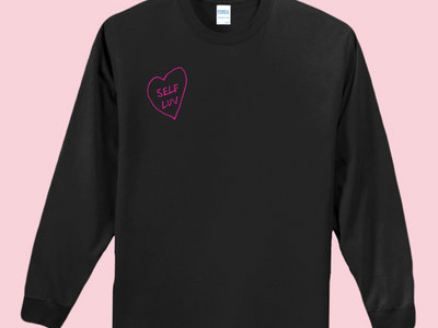 pink heart long sleeve t-shirt main photo