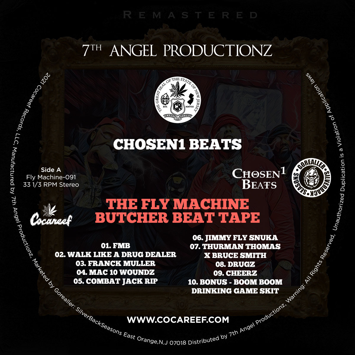 The Fly Machine Butcher Beat Tape | Chosen1 Beats | Cocareef