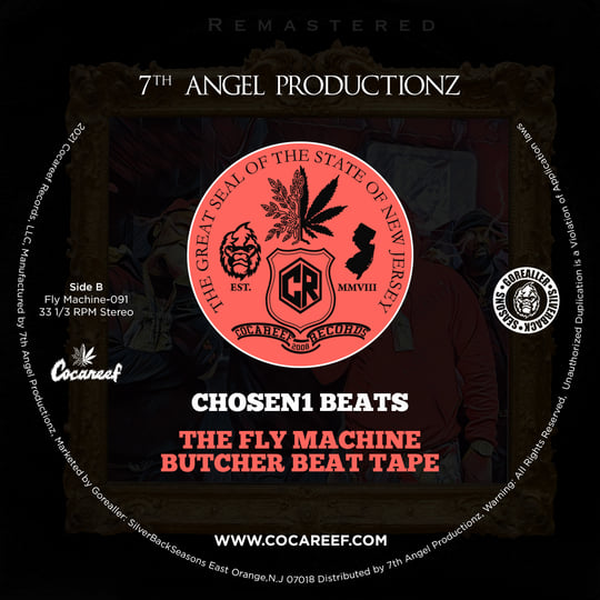 洋楽 The Fly Machine Butcher Beat Tape Vinyl The Fly Machine Butcher Beat Tape | Chosen1 Beats | Cocareef