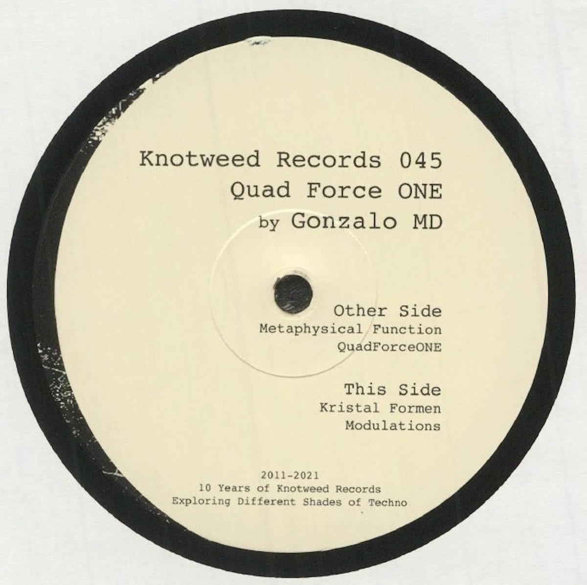 KW045 Quad Force ONE GONZALO MD Knotweed Records and Decision
