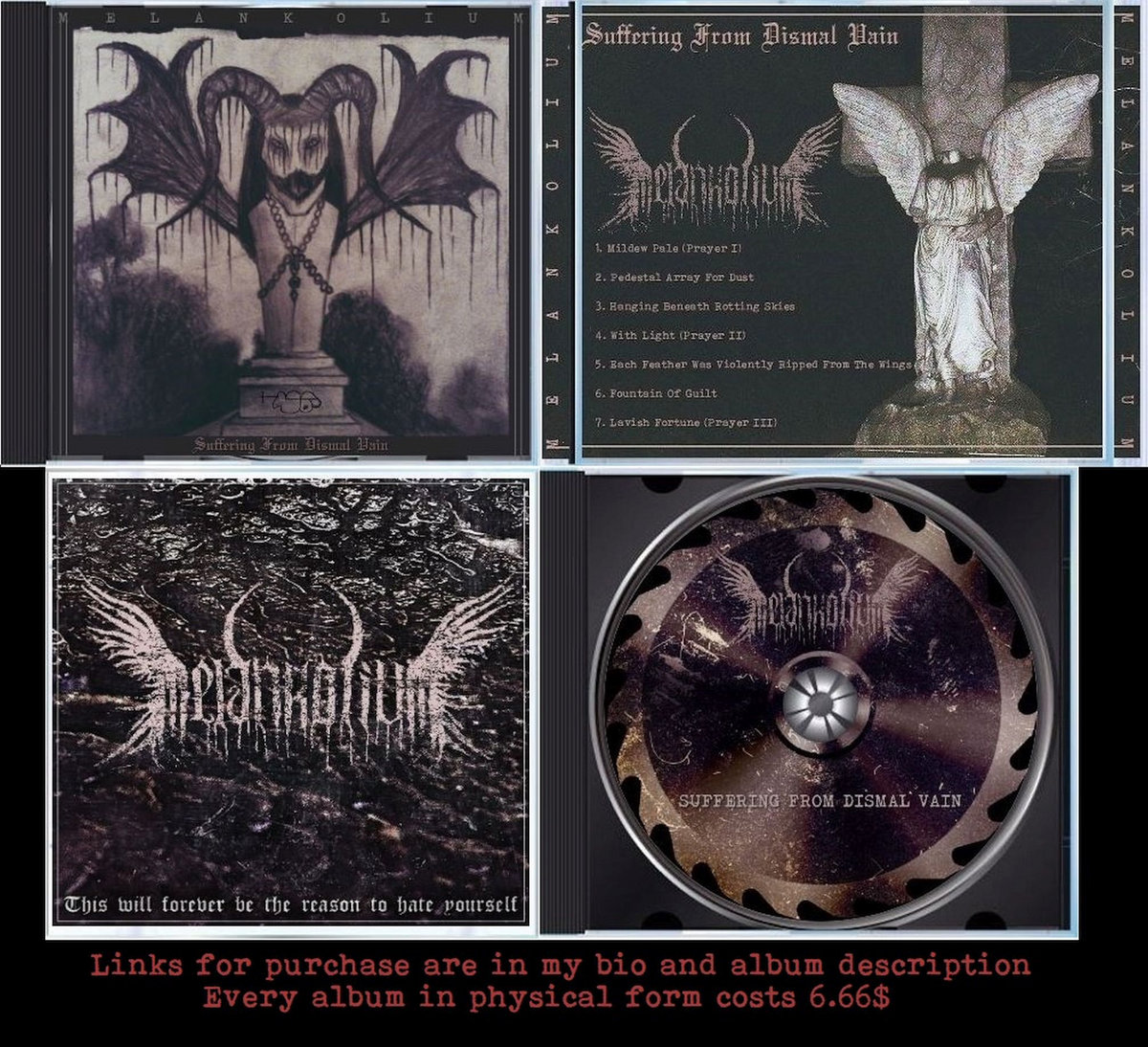 Suffering From Dismal Vain | MELANKOLIUM