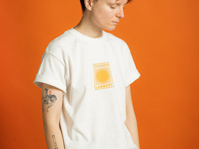 Cassius Lambert T-shirt, White/Orange main photo