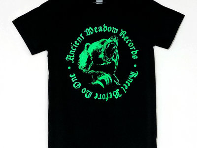 Ancient Meadow Records "Bear" Logo Shirt - Green main photo