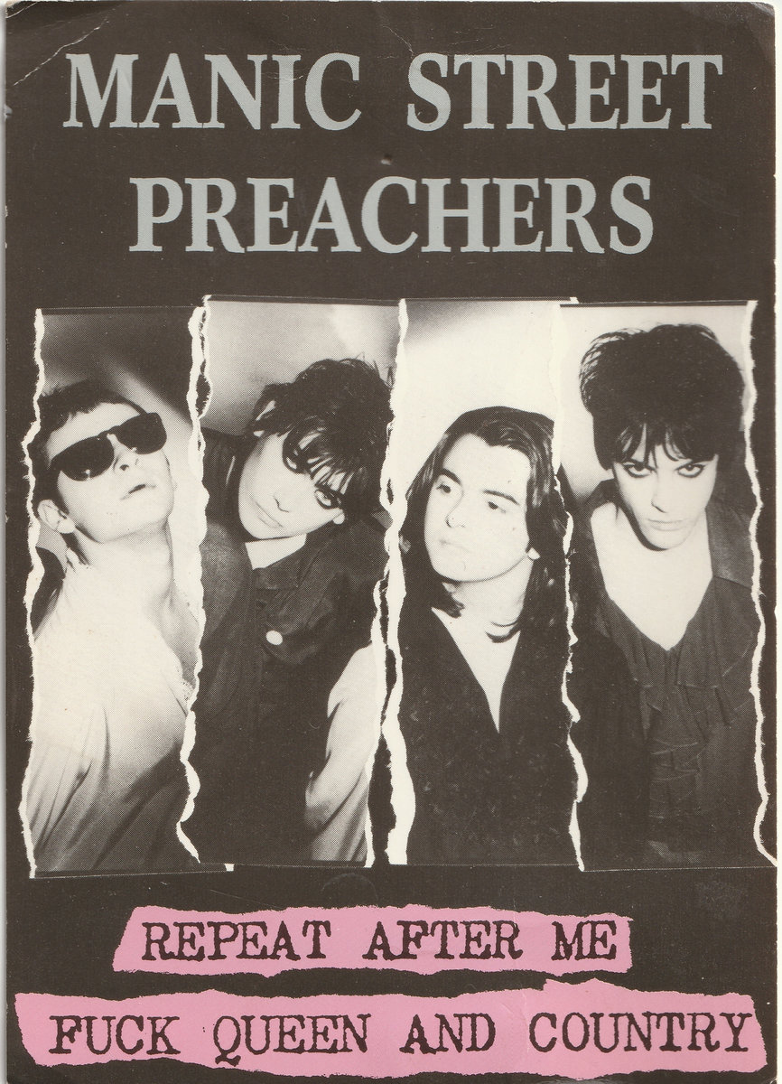 Set of 6 glossy Manic Street Preachers postcards | R*E*P*E*A*T Records