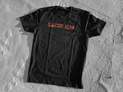 BLACK: Original Sacred Rhythm Music T Shirts are Back by Popular Demand. Includes our 2022 SRM Logo in Traditional Orange Color. Limited Edition- Price: $28.00 Available to Ship Today! main photo
