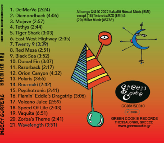 Satellite Bay (CD/digital, 2022) | Insect Surfers | Green Cookie