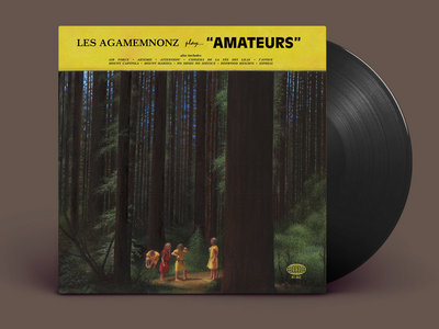 Les Agamemnonz play "Amateurs" - Repressage français (noir) main photo