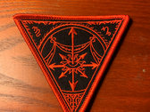 Thangorodrim Triangle Sigil "Patch" Crimson photo 