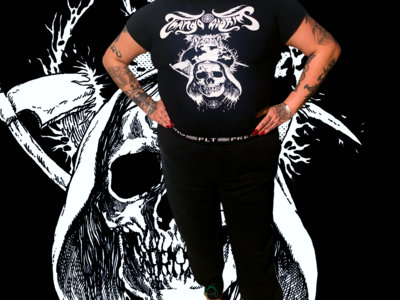 Short Sleeve Santa Muerte "Black T-Shirt" main photo