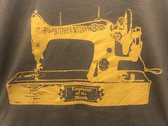 Sewing Machine Design Charcoal/Gold photo 