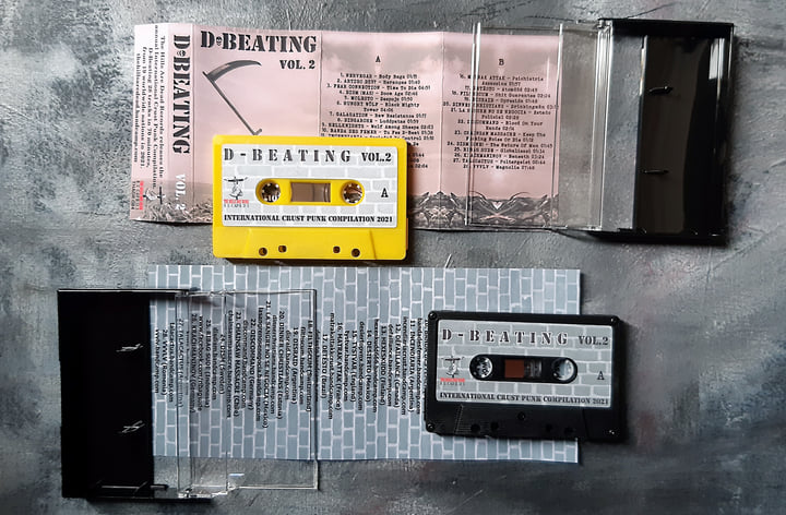 邦楽 END OF POLLUTION (CD) crust punk d-beat D​-​BEATING Vol​.2 | V/A Crust Punk Comp. 2021 | THE HILLS ARE