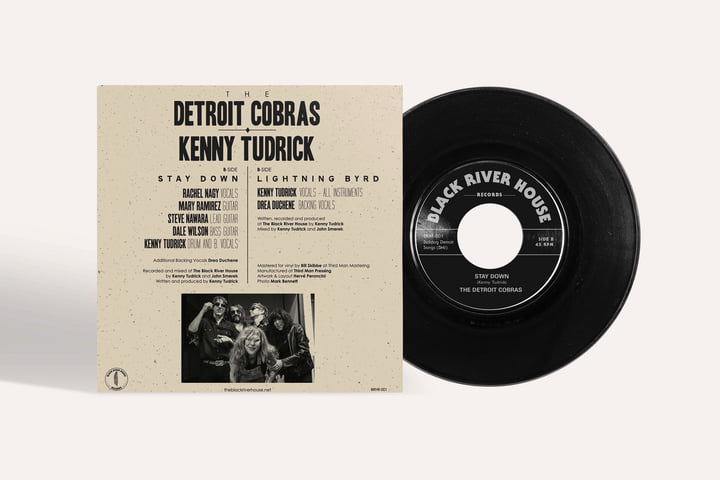 Stay Down b/w Lightning Byrd | The Detroit Cobras/ Kenny Tudrick