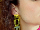 BURNHEART letter earrings photo 