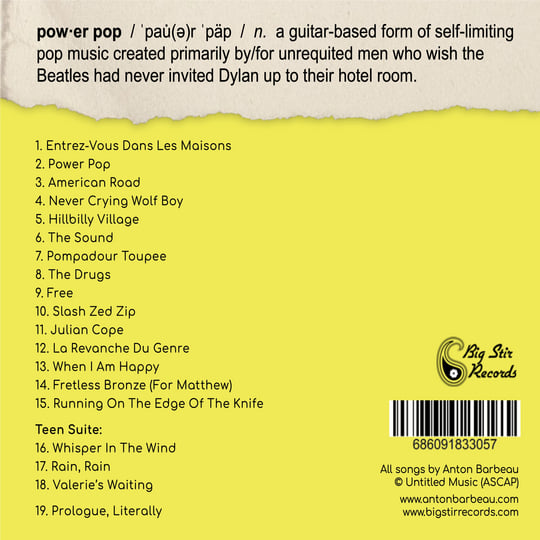 Power Pop!!! | Anton Barbeau