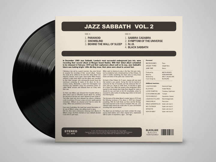 Vol. 2 | Jazz Sabbath