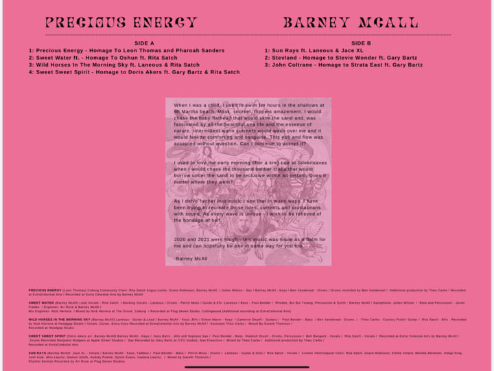 洋楽 LEON THOMAS GARY BARTZ Precious Energy Precious Energy - Wikipedia