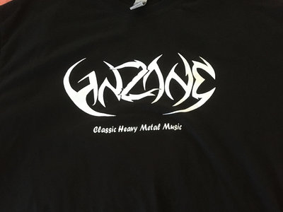 UNZANE white tribal logo + Red Too Loud Records black T-shirt Size: ( L, 2XL) main photo