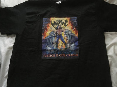 UNZANE- (Justice Is Our Cradle) black T-shirt only available in Size: ( XS, M) main photo