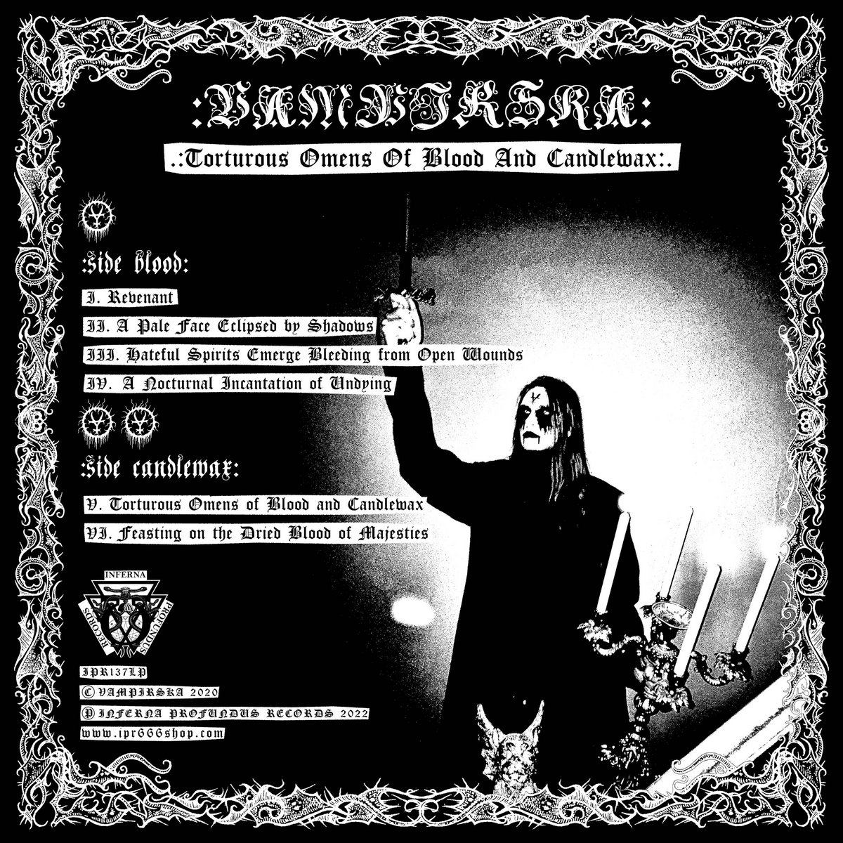 Torturous Omens of Blood and Candlewax | Vampirska | Inferna