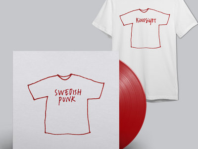 Bundle - 12" Vinyl (Red) + T-shirt (White) main photo