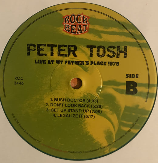 Live At My Father's Place 1978 | Peter Tosh