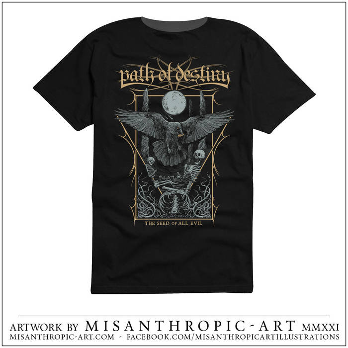 T-Shirt "Raven" - The Seed of All Evil