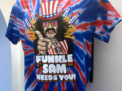 "Funkle Sam Needs You" Tie-dye T-shirt main photo