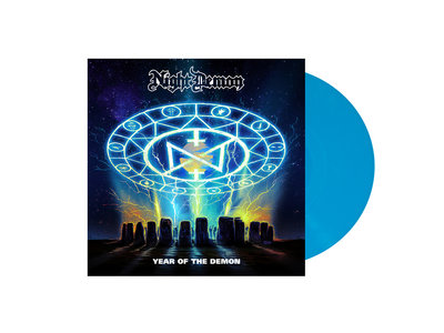 Night Demon - Year of the Demon Sky Blue 12" LP (limited to 300 worldwide)(Night Demon exclusive) main photo