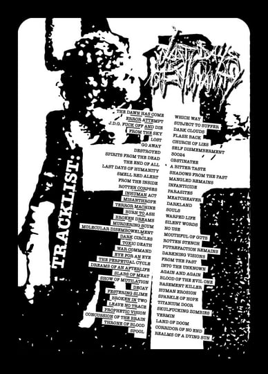 LDOH 1992 démo | LAST DAYS OF HUMANITY | Meat5OOORecords